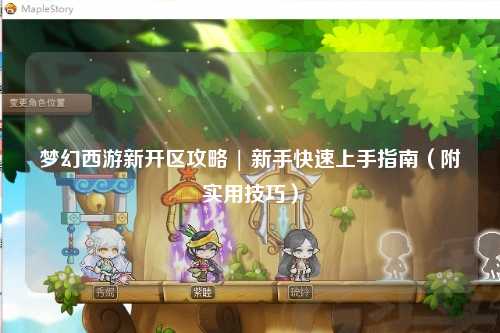 梦幻西游新开区攻略 | 新手快速上手指南（附实用技巧）