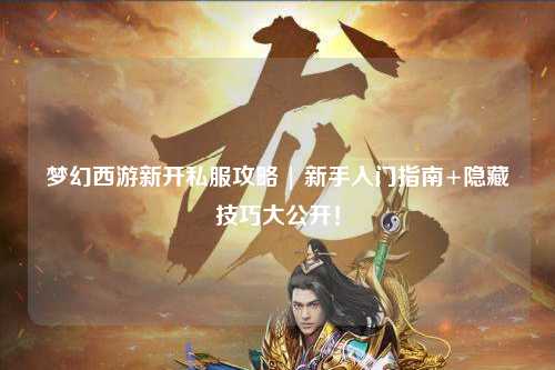 梦幻西游新开私服攻略 | 新手入门指南+隐藏技巧大公开！